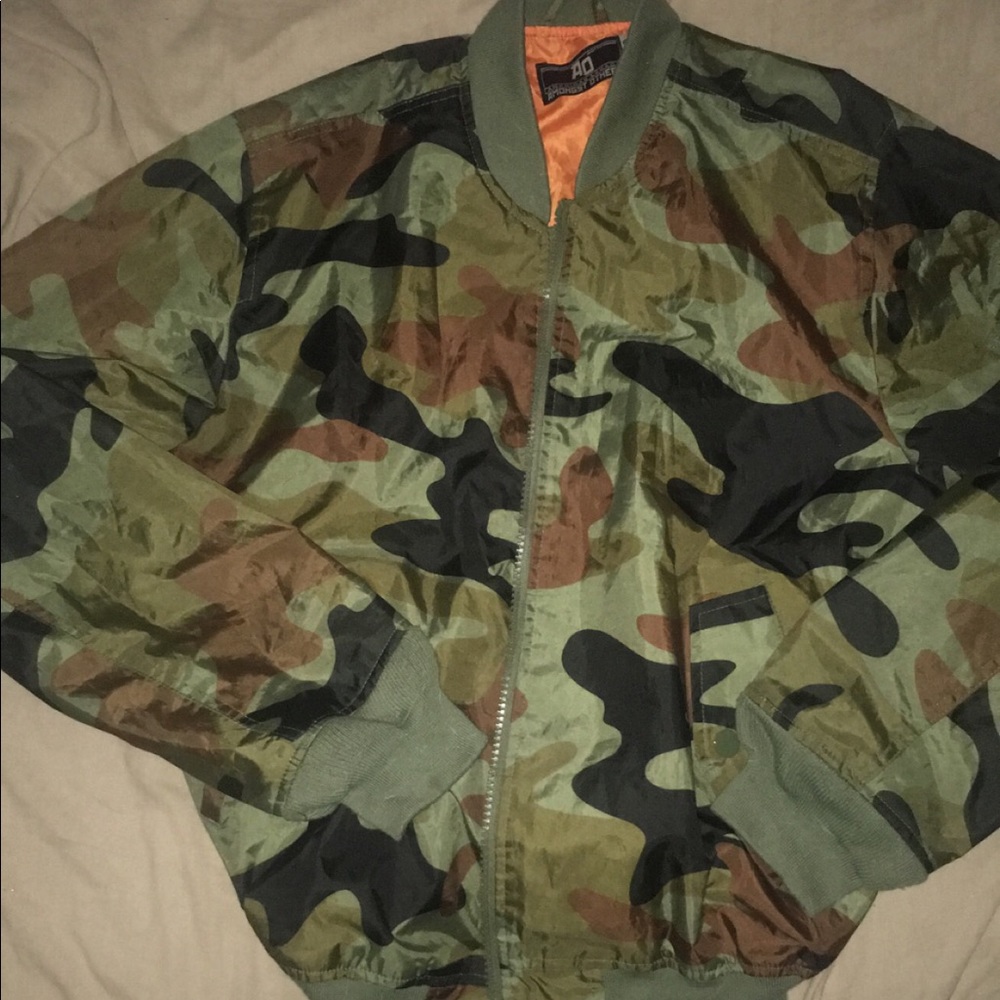 Camouflage Bomber jacket